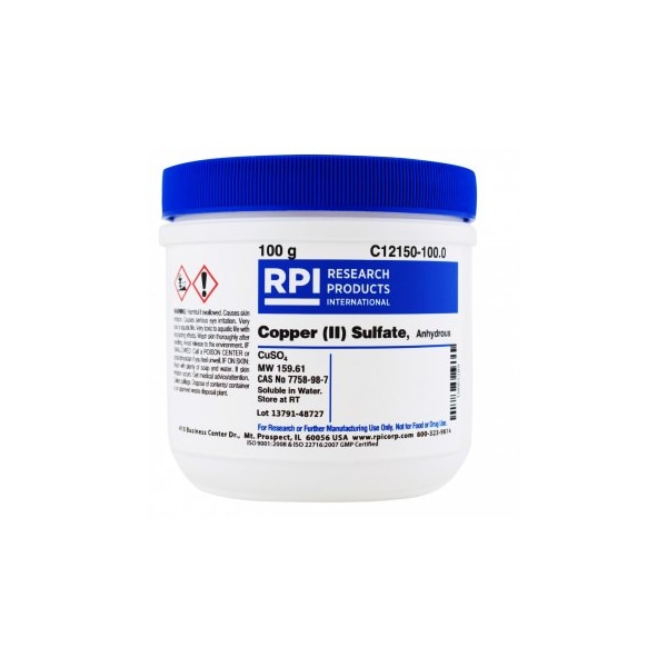 Copper (II) Sulfate Anhydrous, 100 G